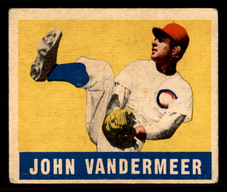 1948 Leaf Baseball #053 Johnny Vander Meer Reds VG 556143
