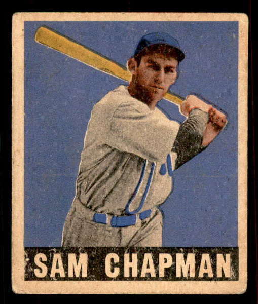1948 Leaf Baseball #026 Sam Chapman A's VG-EX 556156