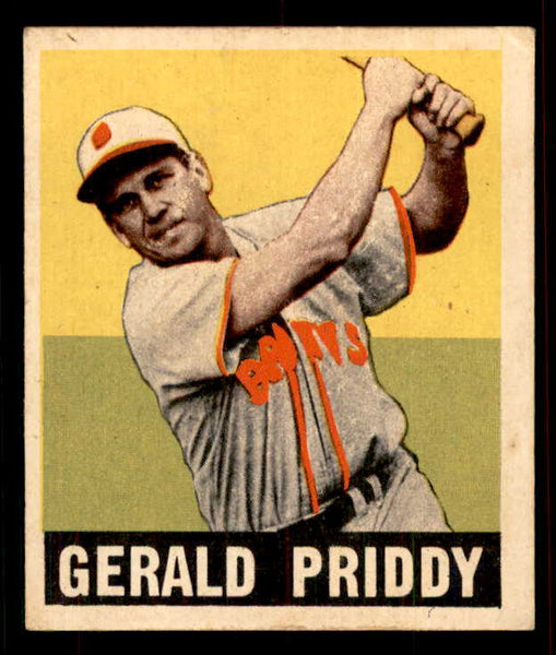 1948 Leaf Baseball #111 Jerry Priddy Browns VG Stain 556164