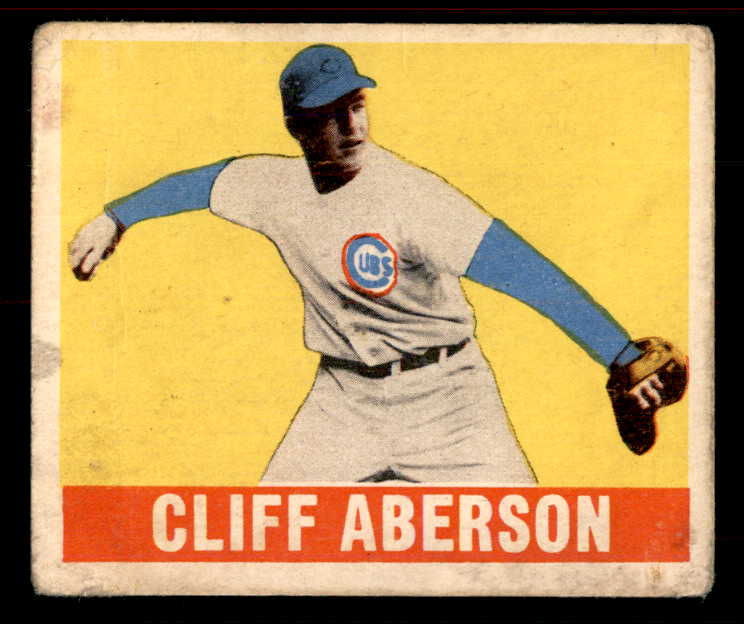 1948 Leaf Baseball #136 Cliff Aberson Cubs VG 556165