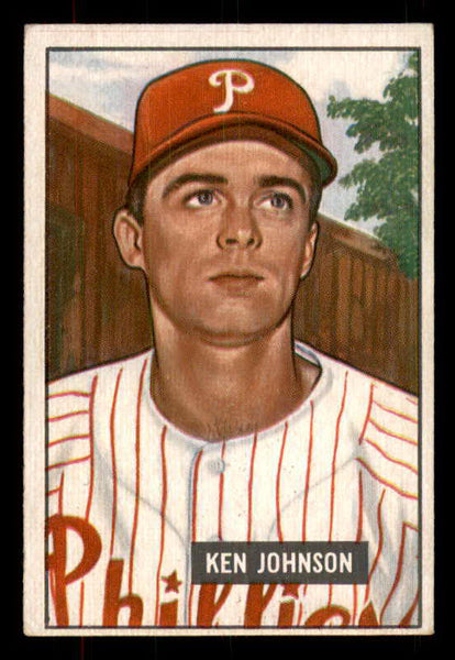 1951 Bowman Baseball #293 Ken Johnson Phillies EX 556176
