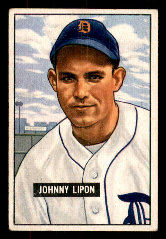 1951 Bowman Baseball #285 Johnny Lipon Tigers EX 556177