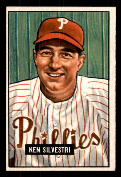 1951 Bowman Baseball #256 Ken Silvestri Phillies EX-MT 556180