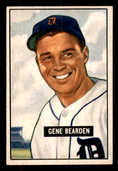1951 Bowman Baseball #284 Gene Bearden Tigers EX-MT 556192