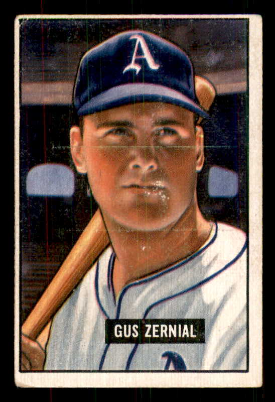 1951 Bowman Baseball #262 Gus Zernial A's VG-EX 556199