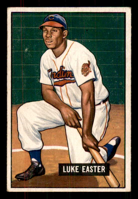 1951 Bowman Baseball #258 Luke Easter Indians EX+/EX-MT 556212