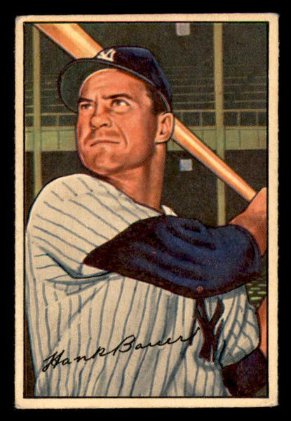 1952 Bowman Baseball #065 Hank Bauer Yankees VG-EX 556246