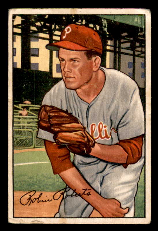 1952 Bowman Baseball #004 Robin Roberts Phillies VG-EX 556254