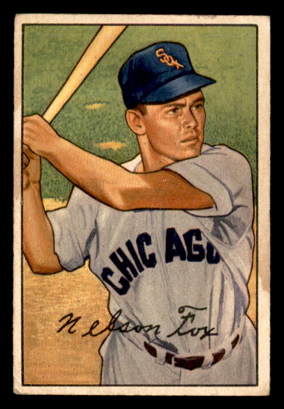 1952 Bowman Baseball #021 Nellie Fox White Sox VG-EX 556258