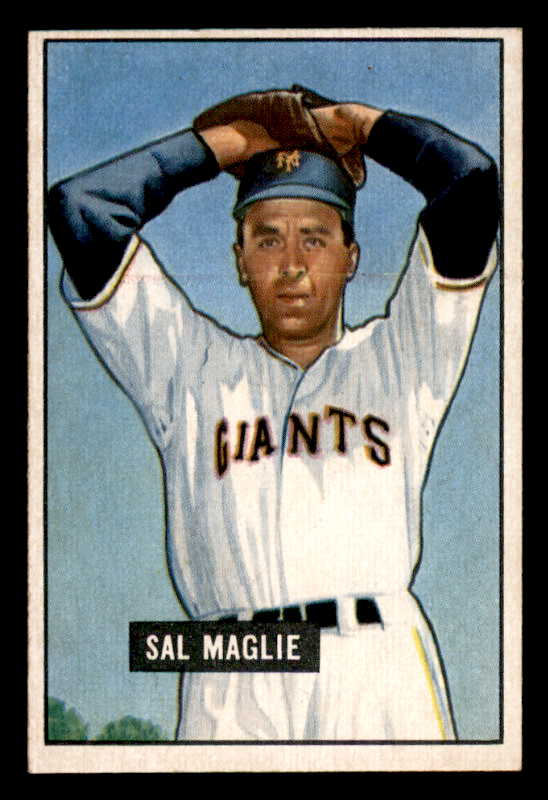 1951 Bowman Baseball #127 Sal Maglie Giants EX-MT 556275