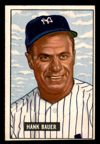 1951 Bowman Baseball #183 Hank Bauer Yankees EX 556276