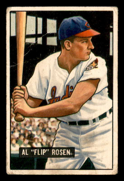 1951 Bowman Baseball #187 Al Rosen Indians GD-VG 556278
