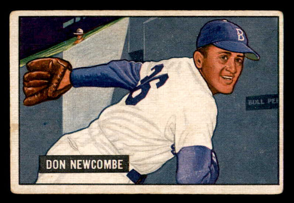 1951 Bowman Baseball #006 Don Newcombe Dodgers VG 556288