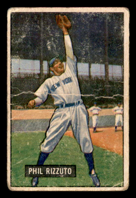 1951 Bowman Baseball #026 Phil Rizzuto Yankees Fair 556291