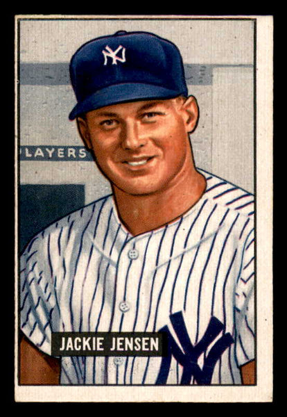 1951 Bowman Baseball #254 Jackie Jensen Yankees EX 556300