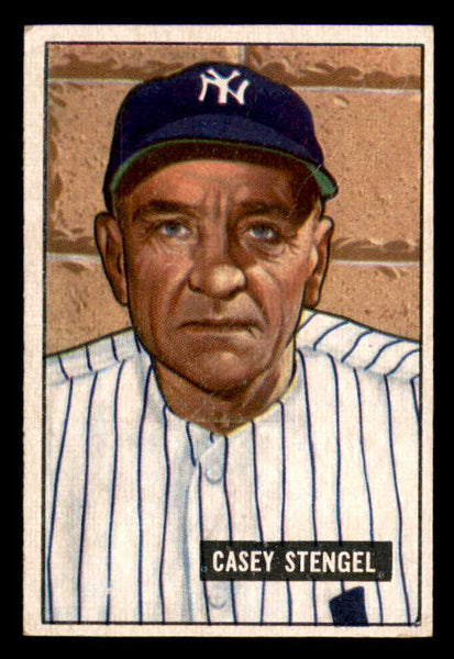 1951 Bowman Baseball #181 Casey Stengel Yankees FR-GD 556302