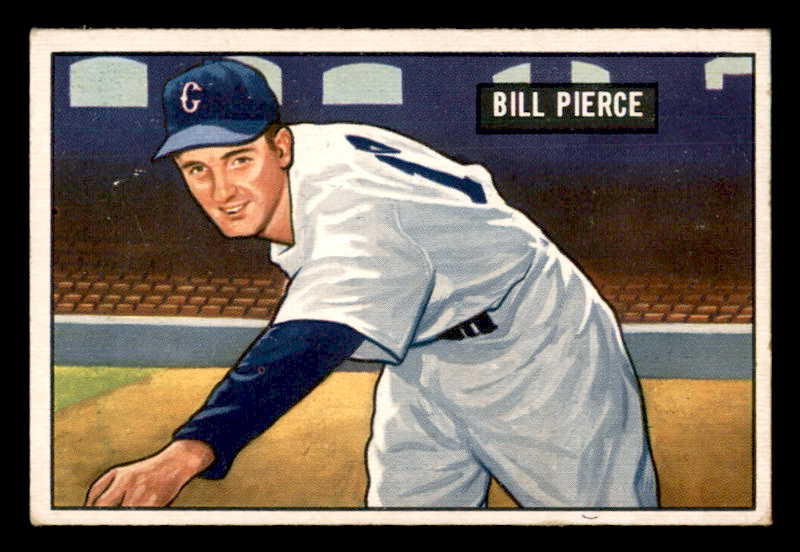 1951 Bowman Baseball #196 Billy Pierce White Sox EX+/EX-MT 556304