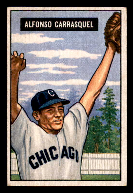 1951 Bowman Baseball #060 Chico Carrasquel White Sox EX+ 556307