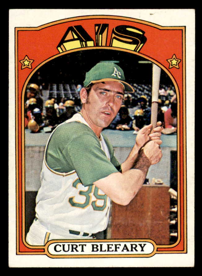 1972 Topps Baseball #691 Curt Blefary A's EX-MT 556337