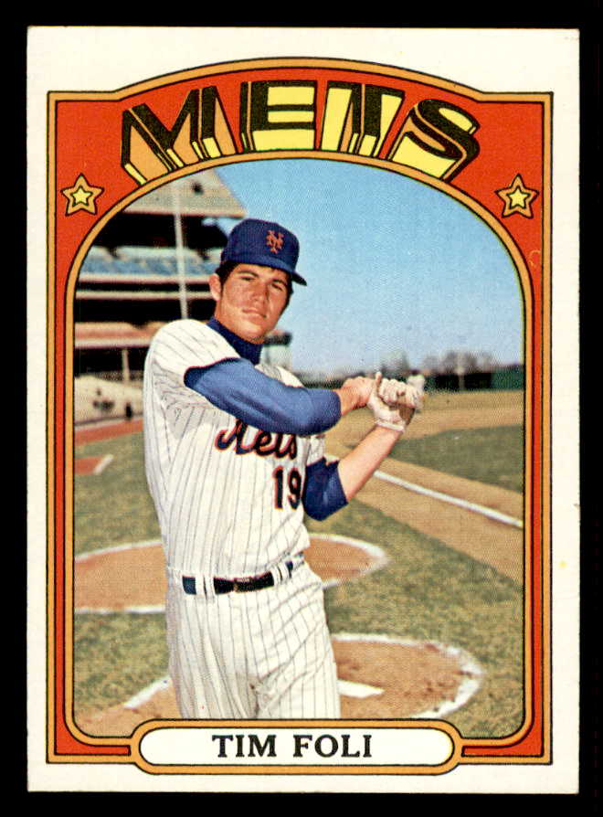 1972 Topps Baseball #707 Tim Foli Mets EX-MT 556346