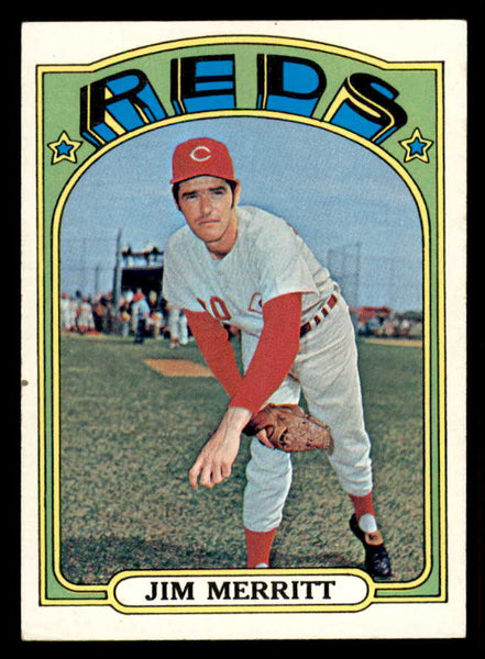1972 Topps Baseball #738 Jim Merritt Reds EX-MT 556367