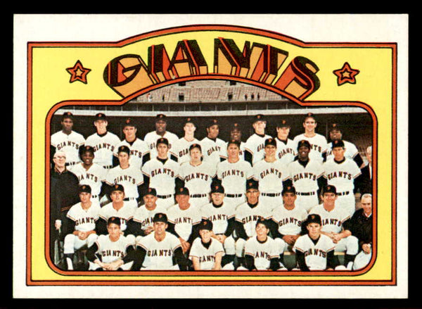 1972 Topps Baseball #771 San Francisco Giants Team EX-MT 556387