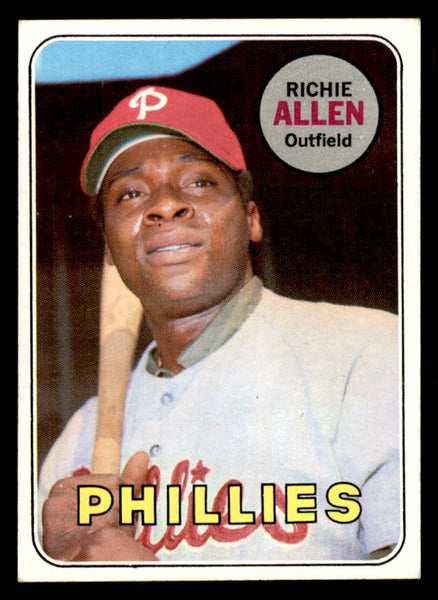 1969 Topps Baseball #350 Richie Allen Phillies EX 556414