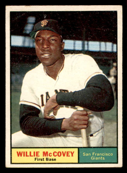 1961 Topps Baseball #517 Willie McCovey Giants EX 556423
