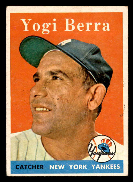1958 Topps Baseball #370 Yogi Berra Yankees VG-EX 556433