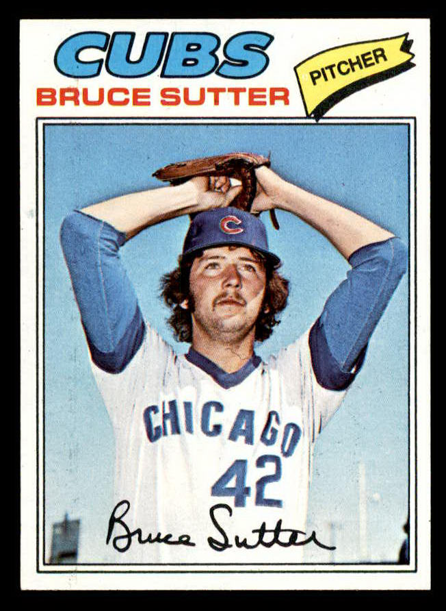 1977 Topps Baseball #144 Bruce Sutter Cubs NR-MT 556436