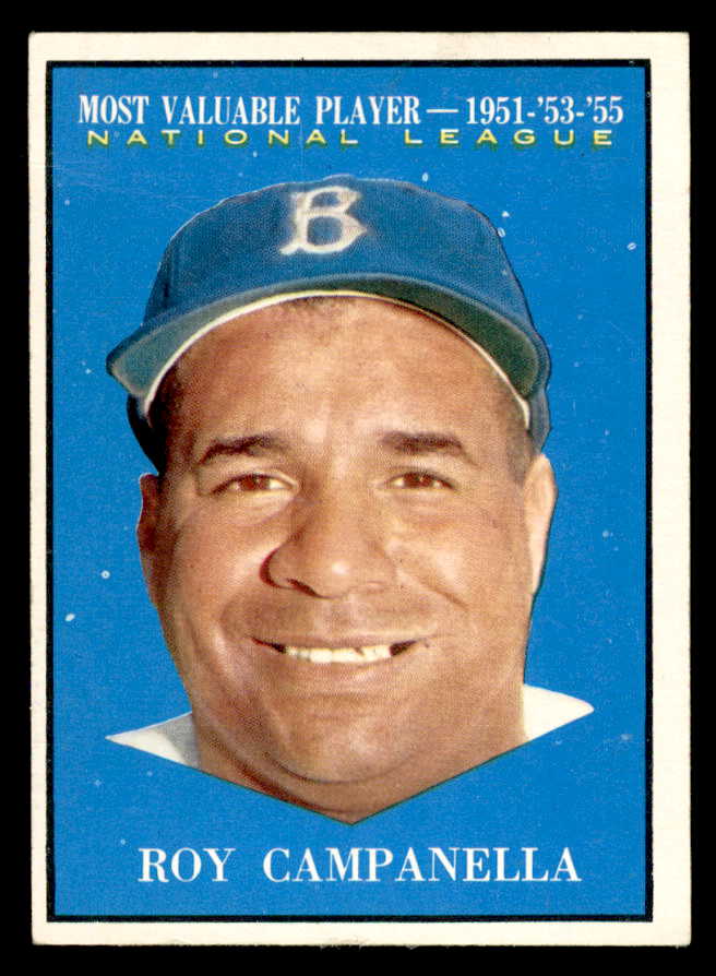 1961 Topps Baseball #480 Roy Campanella MVP Dodgers EX-MT 556443