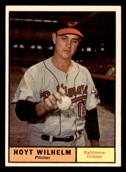 1961 Topps Baseball #545 Hoyt Wilhelm Orioles EX-MT 556445