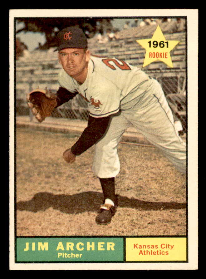 1961 Topps Baseball #552 Jim Archer A's EX-MT 556462
