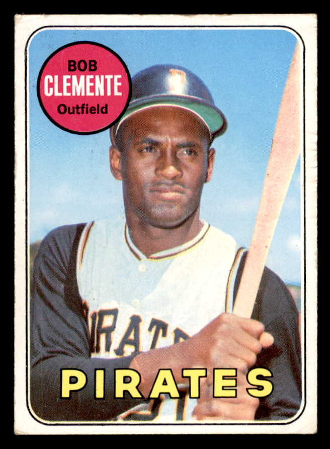 1969 Topps Baseball #050 Roberto Clemente Pirates VG 556465
