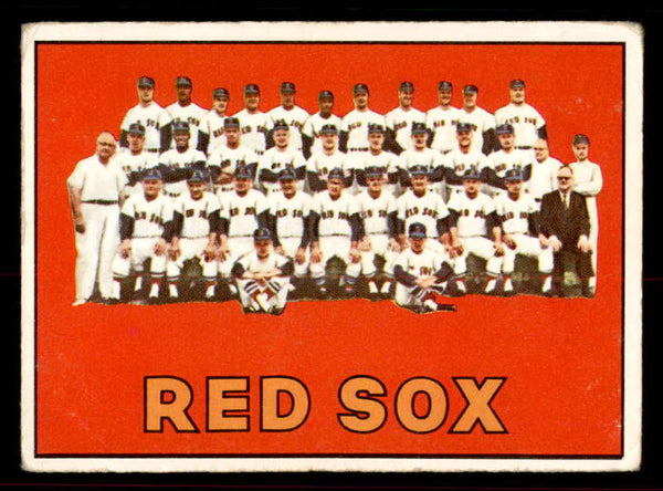 1967 Topps Baseball #604 Boston Red Sox Team VG 556528