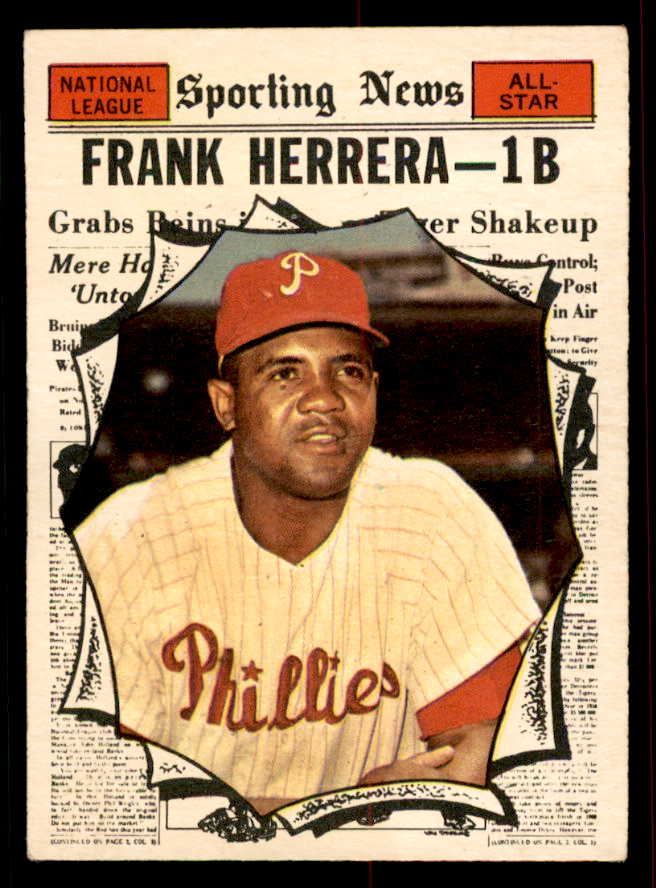 1961 Topps Baseball #569 Frank Herrera A.S. Phillies EX+/EX-MT 556537