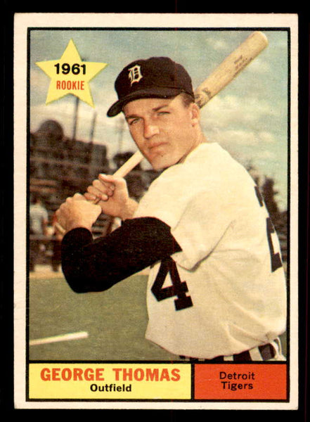 1961 Topps Baseball #544 George Thomas Tigers EX+/EX-MT 556543