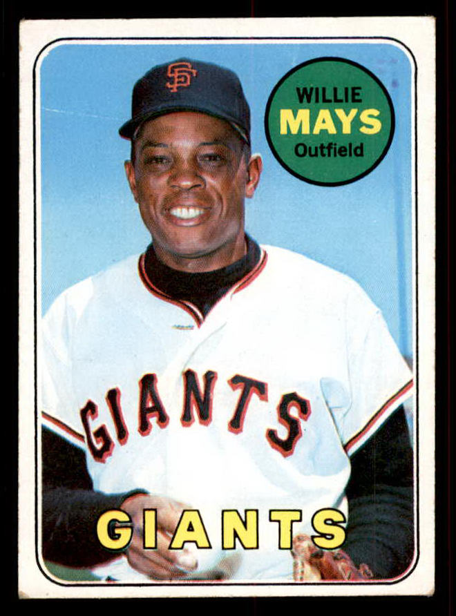 1969 Topps Baseball #190 Willie Mays Giants VG-EX 556552