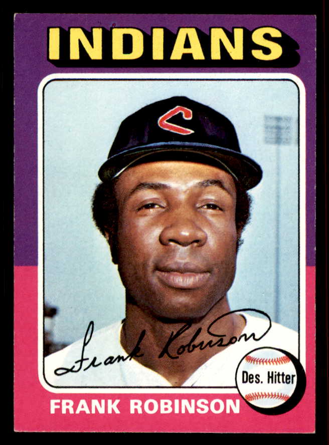 1975 Topps Baseball #580 Frank Robinson Indians EX-MT 556556