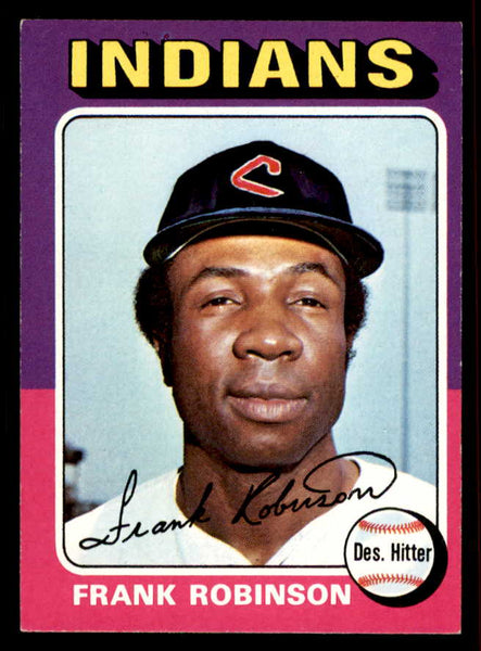 1975 Topps Baseball #580 Frank Robinson Indians EX-MT 556556