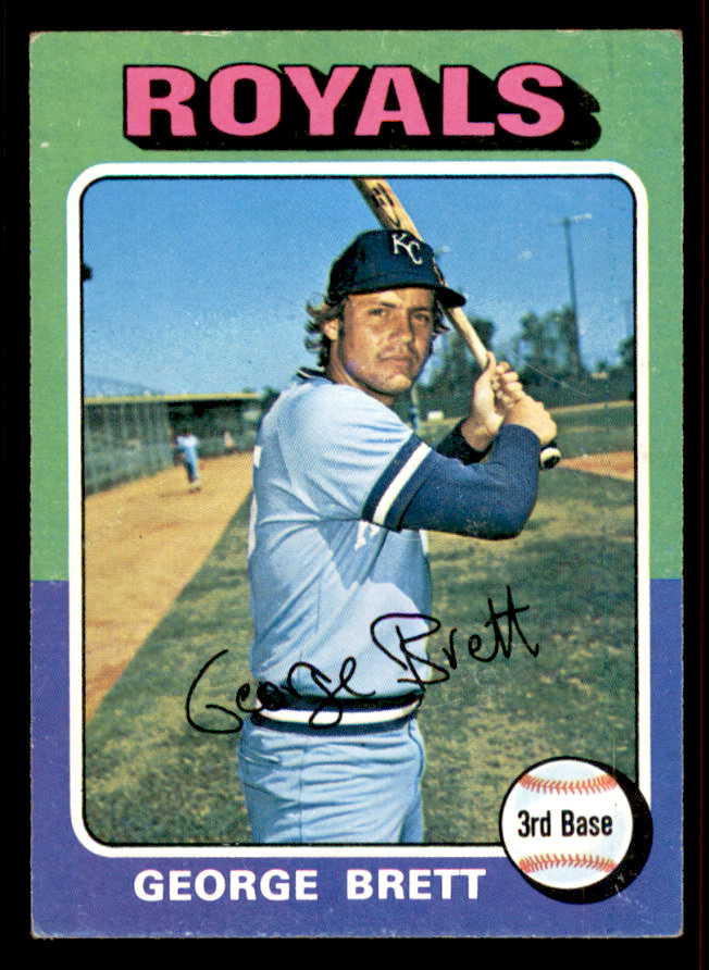 1975 Topps Baseball #228 George Brett Royals EX+/EX-MT 556558