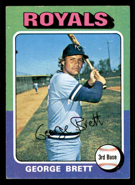 1975 Topps Baseball #228 George Brett Royals EX+/EX-MT 556558