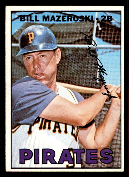 1967 Topps Baseball #510 Bill Mazeroski Pirates EX-MT 556585