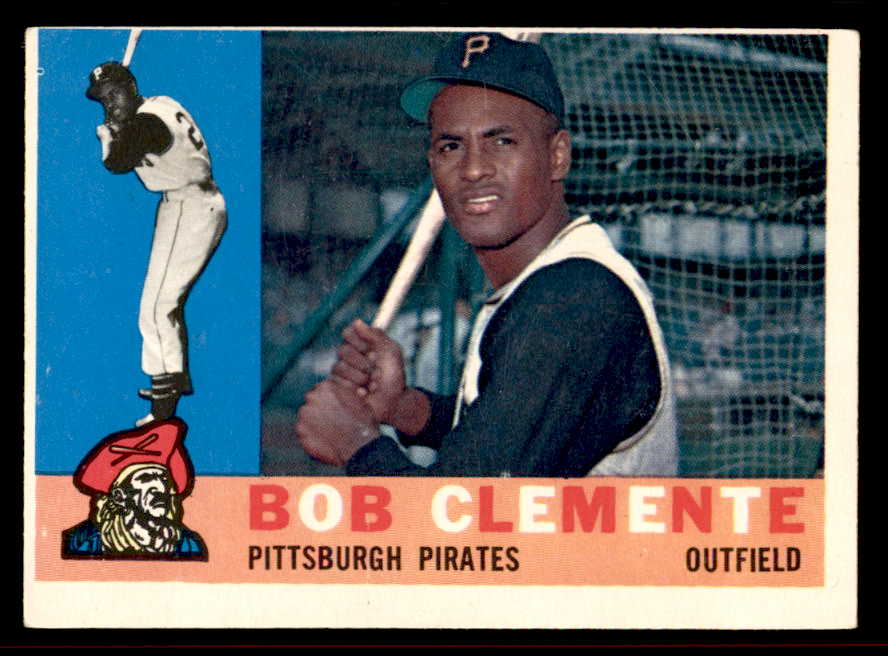 1960 Topps Baseball #326 Roberto Clemente Pirates VG-EX 556606