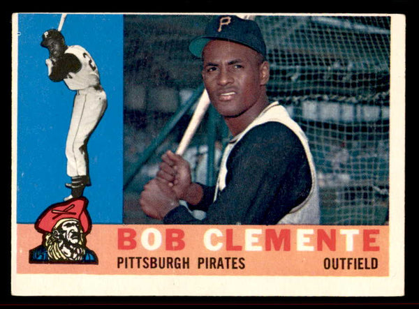 1960 Topps Baseball #326 Roberto Clemente Pirates VG-EX 556606