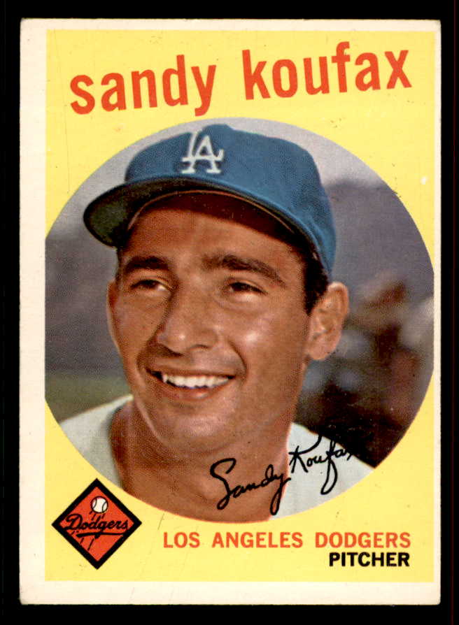 1959 Topps Baseball #163 Sandy Koufax Dodgers EX 556619