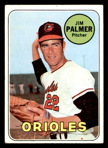1969 Topps Baseball #573 Jim Palmer Orioles VG-EX 556632