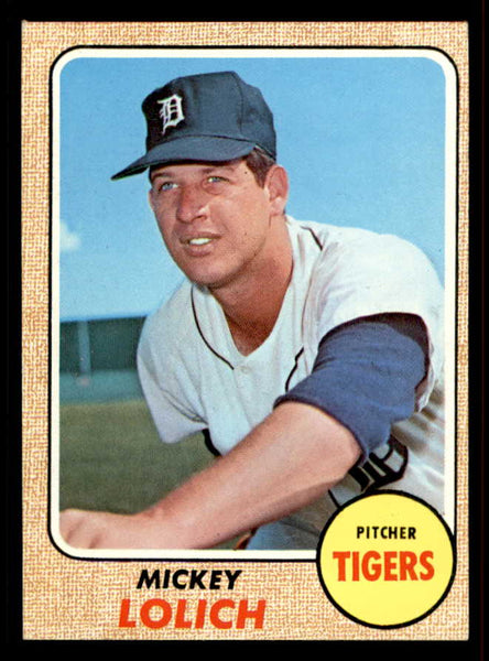 1968 Topps Baseball #414 Mickey Lolich Tigers EX+/EX-MT 556641