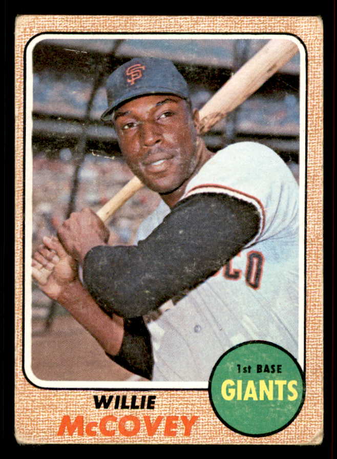 1968 Topps Baseball #290 Willie McCovey Giants VG 556645