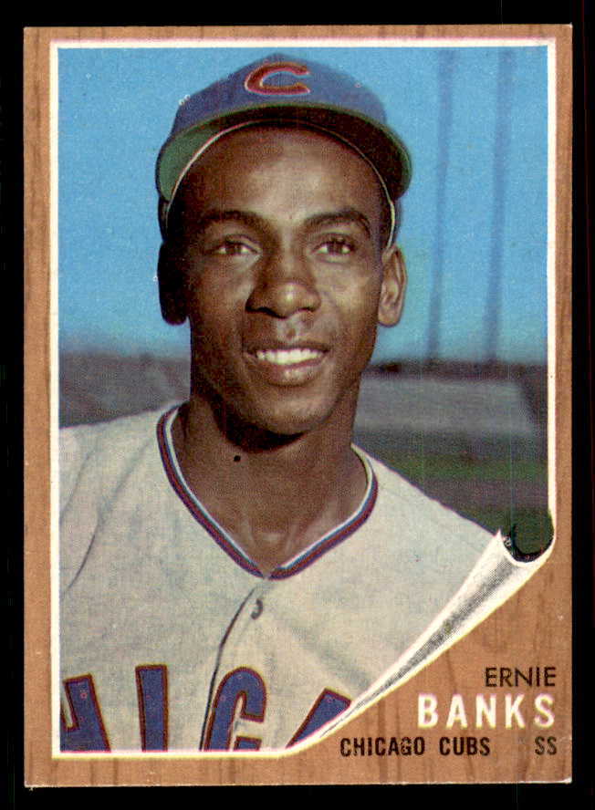 1962 Topps Baseball #025 Ernie Banks Cubs EX-MT 556667